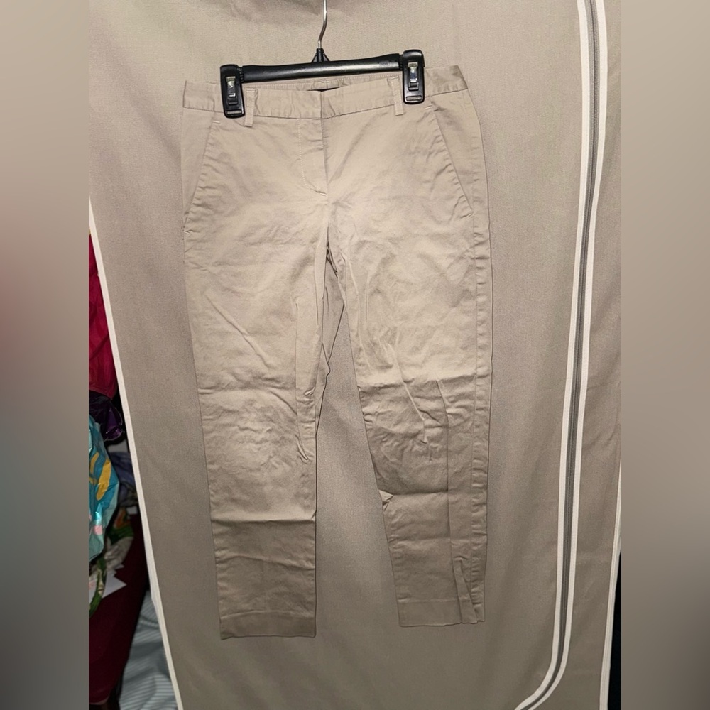 Theory tan Trousers - Dress Pants Women - Trousers for Women - TAN Slacks